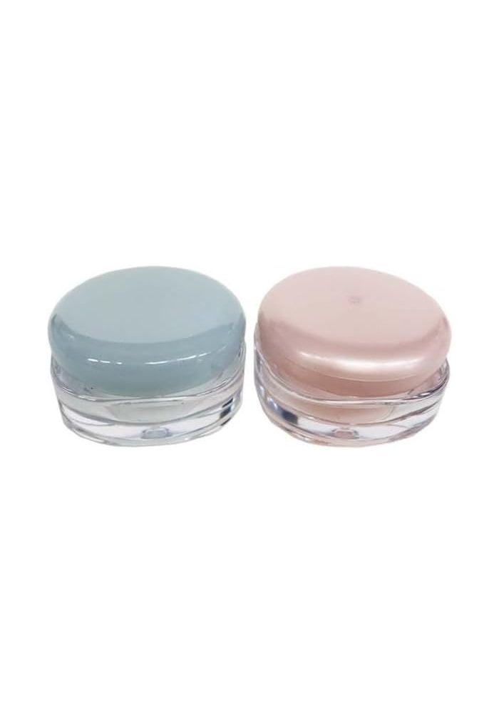 Daiso 2-Piece Cream Case – Compact Travel Containers for Cosmetics & Skincare - Image 2